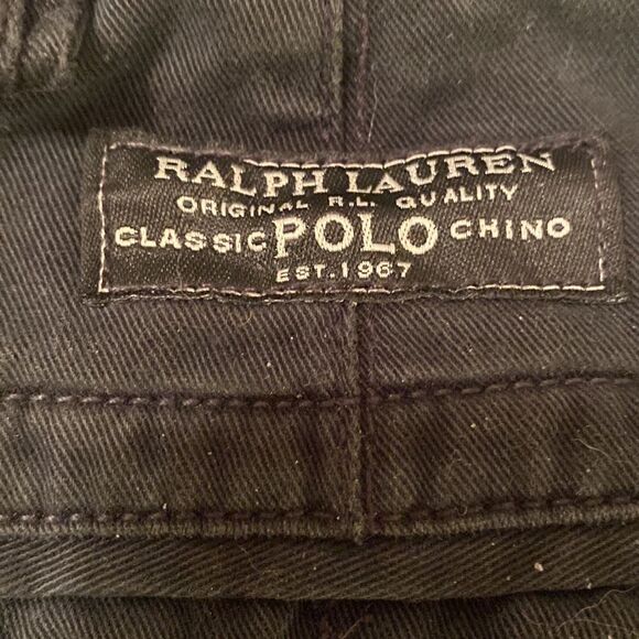 Polo Ralph Lauren Men's Shorts 48 Big Utility Cargo Like New Black - Picture 6 of 7